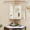 Corner Medicine Cabinet with Mirror with Open Mirror Door and Adjustable Shelf